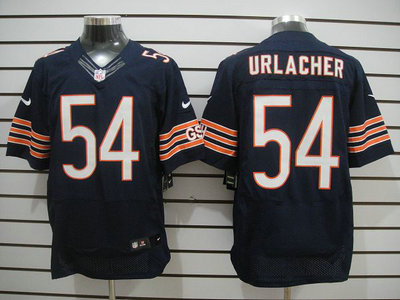 Nike Chicago Bears 54 Brian Urlacher Blue 2012 Nike NFL Elite Jersey