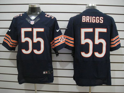 Nike Chicago Bears 55 Lance Briggs Blue 2012 Nike NFL Elite Jersey