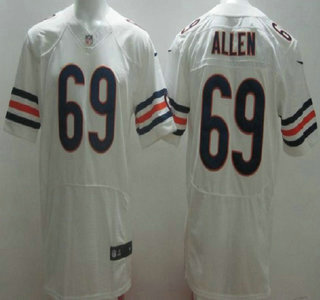 Nike Chicago Bears #69 Jared Allen White Elite Jersey