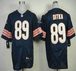 Nike Chicago Bears #89 Mike Ditka Blue Elite Jersey