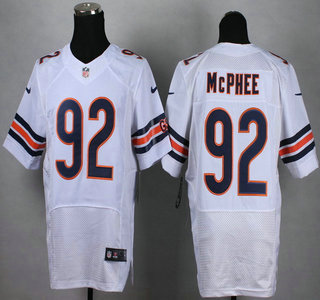Nike Chicago Bears #92 Pernell McPhee White Elite Jersey