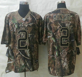 Nike Cleveland Browns #2 Johnny Manziel Camo Elite Jersey