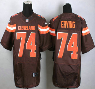 Nike Cleveland Browns #74 Cameron Erving 2015 Brown Elite Jersey