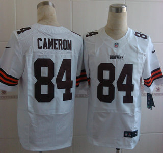 Nike Cleveland Browns #84 Jordan Cameron Elite White Jersey
