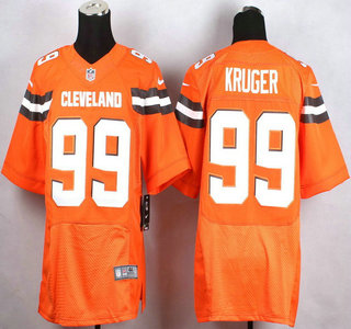 Nike Cleveland Browns #99 Paul Kruger 2015 Orange Elite Jersey
