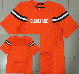 Nike Cleveland Browns Blank 2015 Orange Elite Jersey