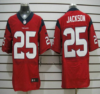 Nike Houston Texans #25 Kareem Jackson Red Elite Jersey