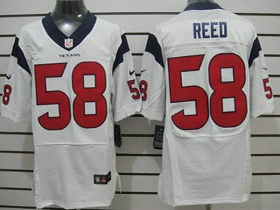 Nike Houston Texans 58 Brooks Reed White 2012 Nike NFL Elite Jersey