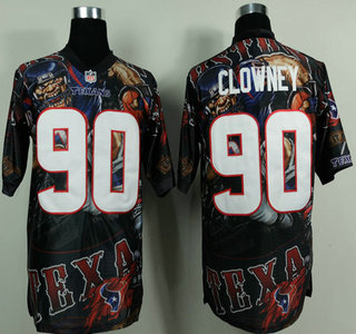 Nike Houston Texans #90 Jadeveon Clowney 2014 Fanatic Fashion Elite Jersey
