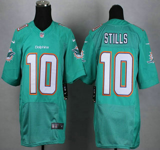 Nike Miami Dolphins #10 Kenny Stills Aqua 2013 Green Elite Jersey