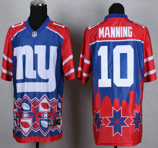 Nike New York Giants #10 Eli Manning 2015 Noble Fashion Elite Jersey