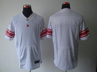 Nike New York Giants Blank White 2012 Nike NFL Elite Jersey