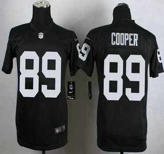 Nike Oakland Raiders #89 Amari Cooper Game Black Kids Jersey