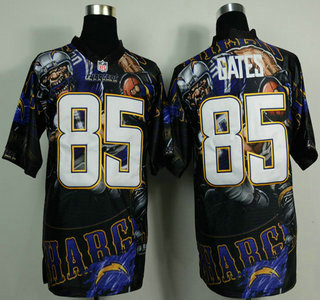 Nike San Diego Chargers #85 Antonio Gates 2014 Fanatic Fashion Elite Jersey