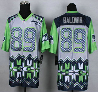 Nike Seattle Seahawks #89 Doug Baldwin 2015 Noble Fashion Elite Jersey