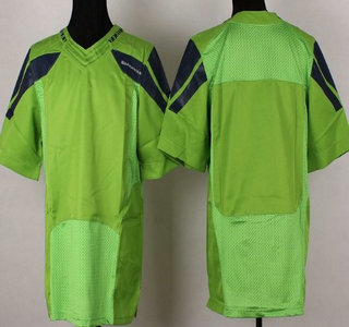 Nike Seattle Seahawks Blank Green Elite Jersey