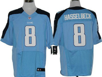 Nike Tennessee Titans 8 Matt Hasselbeck Light Blue 2012 Nike NFL Elite Jersey
