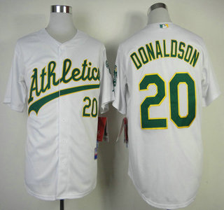 Oakland Athletics #20 Josh Donaldson 2014 White Jersey