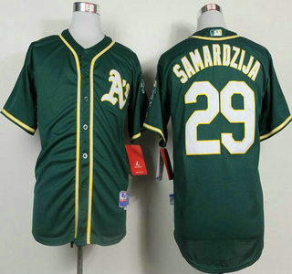 Oakland Athletics #29 Jeff Samardzija 2014 Green Jersey