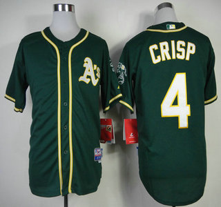 Oakland Athletics #4 Coco Crisp 2014 Green Jersey