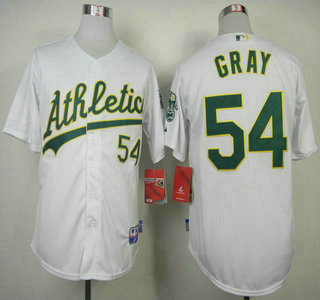 Oakland Athletics #54 Sonny Gray 2014 White Jersey