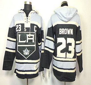 Old Time Hockey Los Angeles Kings #23 Dustin Brown Black Hoody