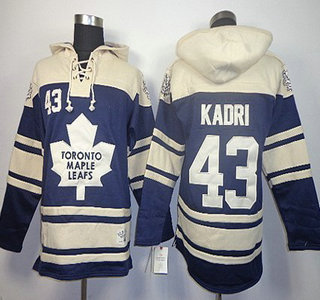 Old Time Hockey Toronto Maple Leafs #43 Nazem Kadri Navy Blue Hoody
