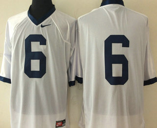 Penn State Nittany Lions #6 Gerald Hodges No Name White College Football Jersey