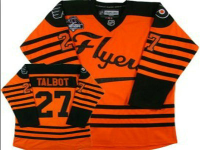 Philadelphia Flyers 27 Talbot 2012 Winter Classic Orange Jersey