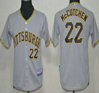 Pittsburgh Pirates #22 Andrew McCutchen Gray Kids Jersey
