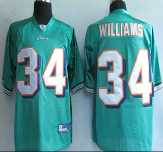 Reebok Miami Dolphins #34 Ricky Williams Green Jersey