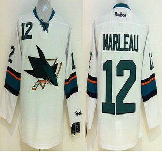 San Jose Sharks #12 Patrick Marleau 2014 White Jersey