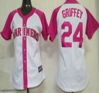 Seattle Mariners #24 Ken Griffey 2012 Fashion Womens Jersey
