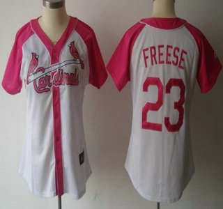 St. Louis Cardinals #23 David Freese 2012 Fashion Womens Jersey