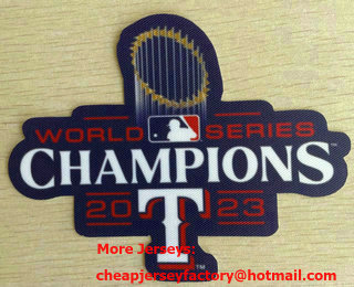 Texas Rangers 2023 World Series Champions Patch 02