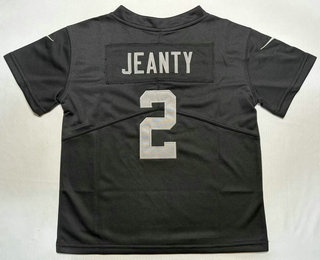 Toddler Las Vegas Raiders #2 Ashton Jeanty Limited Black Vapor Jersey