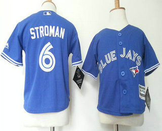 Toddler Toronto Blue Jays #6 Marcus Stroman Blue MLB Baseball Jersey