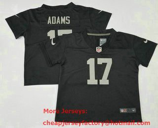 Toddlers Las Vegas Raiders #17 Davante Adams Black 2022 Vapor Untouchable Stitched NFL Nike Limited Jersey