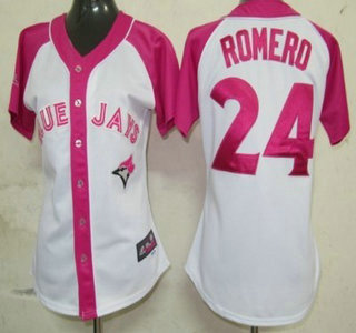 Toronto Blue Jays #24 Ricky Romero 2012 Fashion Womens Jersey