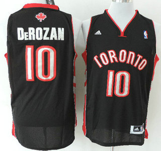 Toronto Raptors #10 DeMar DeRozan Revolution 30 Swingman Black Jersey