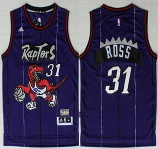 Toronto Raptors #31 Terrence Ross Purple Swingman Throwback Jersey