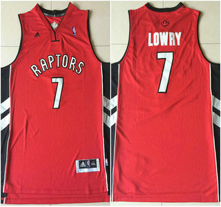 Toronto Raptors #7 Kyle Lowry Revolution 30 Swingman Red Jersey