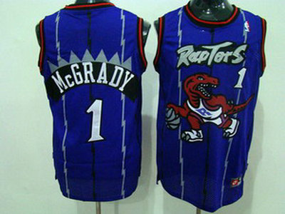 Toronto Raptors 1 Tracy McGrady Swingman Purple Jersey