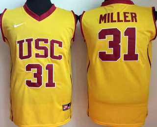USC Trojans #31 Cheryl Miller Yellow College Basketball Jersey