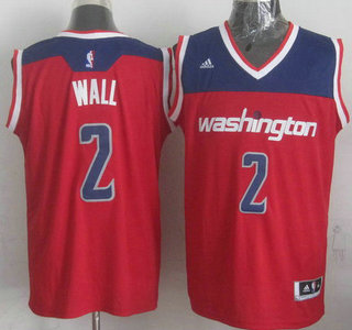 Washington Wizards #2 John Wall Revolution 30 Swingman 2014 New Red Jersey