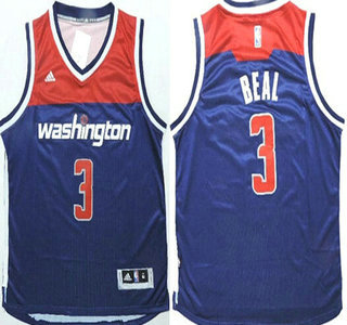 Washington Wizards #3 Bradley Beal Revolution 30 Swingman New Navy Blue Jersey