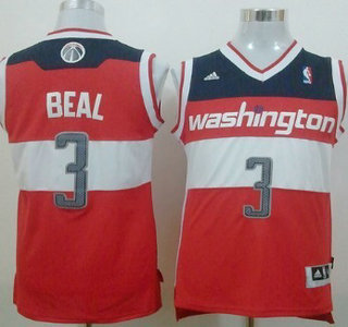 Washington Wizards 3 Bradley Beal Revolution 30 Swingman Red Jersey