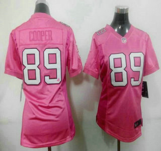 Women's Oakland Raiders #89 Amari Cooper Pink NFL Nike Jersey