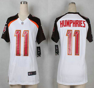 Women's Tampa Bay Buccaneers #11 Adam Humphries White Road NFL Nike Game Jersey