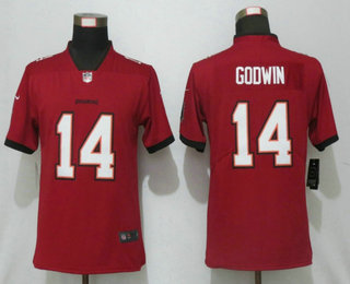 Women's Tampa Bay Buccaneers #14 Chris Godwin Red 2020 NEW Vapor Untouchable Stitched NFL Nike Limited Jersey